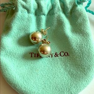 Tiffany & Co ball earrings 10 mm
